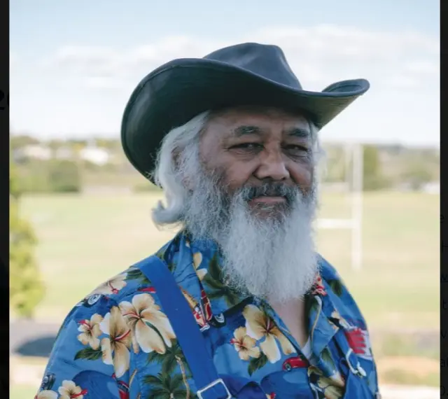 Portrait of Papa Ngaro Pita, local Kaumātua of Kelston